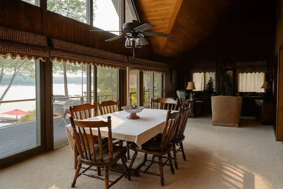 C41 Beautiful Chalet cottage on West Canadian Lake - Image 4